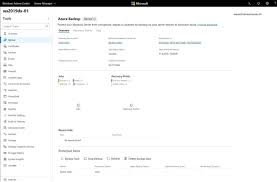 Windows Admin Cenetr Azure Backup Settings Azure Backup Windows