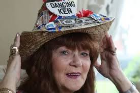 This amazing 5ft high memorial to colourful character Dancing Ken Hanks is  turning heads