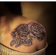Placement And Name Girl Shoulder Tattoos Shoulder Tattoos For Women Shoulder Tattoo