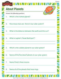 About Planets Science Printable 5th Grade Scientific Method Worksheet Science Worksheets Fun Science Worksheets