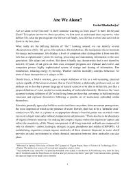 And choose what you think is most beautiful to copy. Pdf Are We Alone In The Universe Govind Bhattacharjee Academia Edu