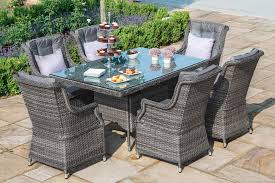 Maybe you would like to learn more about one of these? Maze Rattan Victoria 6 Seat Rectangular Dining Set Cfs Furniture Uk