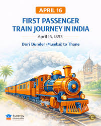 On 16 April 1853, the first passenger ...
