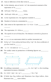 Get your questions answered by the expert for free. Class 7 Important Questions For Maths Algebraic Expressions Aglasem Schools