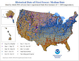 Frost And Freeze Climatology