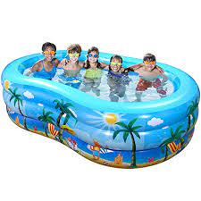 Ibasetoy Inflatable Swimming Pool 95 X 59 X 23 Giant Family Inflatable Pool Sale Backyardequip Com Inflatable Pool Inflatable Swimming Pool Family Inflatable Pool
