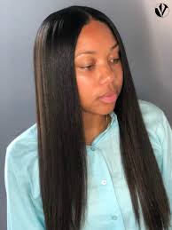 Silk press and trim on 4b hair | natural hair silk press ✓ products used: Stylist Secrets To A Perfect Silk Press Versus Salon