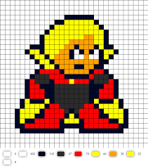 Adam Warlock Perler Bead Pattern Pixel Art Minecraft Pixel Art Perler Beads