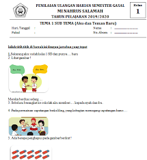 Home kelas 1 uts pai soal uts pai kelas 1 semester 2 terbaru dan kunci jawaban. Soal Ulangan Harian Trikh Islam Kls 1 Jawabanku Id