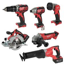 Ensemble De 6 Outils Sans Fil 18 V Lithium Ion Milwaukee Canac