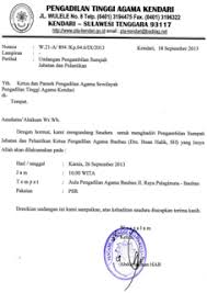 Menulis Surat Dinas Bahasa Indonesia Surat Menulis Bahasa
