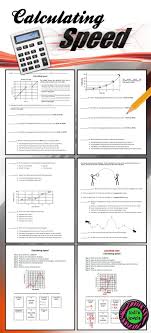 Calculating Speed Ws And Journal Notes Are Created For Introductory Lessons T Middle School Science Elementary Science Activities Middle School Science Teacher