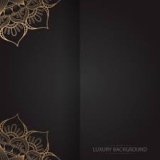 Black And Gold Invitation Background Design Download Gold Vintage Greeting Card On A Black Background For Free Black Background Painting Flower Background Wallpaper Vintage Greeting Cards