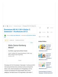 Savesave pemetaan kd pengetahuan dan keterampilan for later. Pemetaan Kd Ki 3 Ki 4 Kelas 2 Semester 1 Kurikulum 2013 Ayo Madrasah