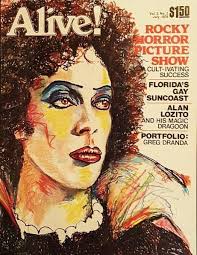 1979 Magazine Cover Featuring Tim Curry and Rocky Horror