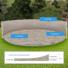 How To Install A Base For Your Above Ground Pool Liner Above Ground Pool Liners Pool Liners Best Above Ground Pool