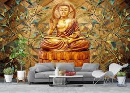 Download zedge™ app to view this premium item. 3d Living Room Buddha Wallpapers For Hotel Decoration Rs 93 Square Feet Id 22435666288