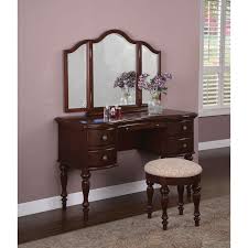 Marquis Cherry Vanity Mirror Bench Sam S Club Bedroom Vanity Set Mirrored Bedroom Furniture Furniture Vanity