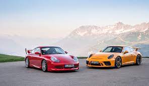 The first porsche 911 gt3 arrived as a statement for customers: 20 Jahre Porsche 911 Gt3