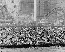 Over One Million People Jammed Coney Island Beach On The Lower End Of Brooklyn In New York City On July 4 1 Coney Island Coney Island History Park In New York
