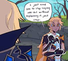 1 jus+ «eed you to stop sayincj odd slrul uiiHioat explaining it. just ﻿Z M  i MUTE SLATER. 1 do^ sleep, ljuzi dream âf direammj—  Genshin Impact ::  фэндомы ::