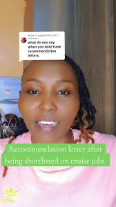 How to Get a Recommendation Letter for Cruise Jobs