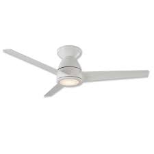 Low profile fans are designed so that the blades are closer to the ceiling than a typical ceiling fan. Modern Forms Tip Top Fh W2004 44l Mw 44 Dc Led Outdoor Low Profile Ceiling Fan
