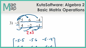 There are several reasons for this dynamic: Kutasoftware Algebra 2 Basic Matrix Operations Youtube