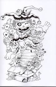 40 silly monster coloring pages and doodle pages for kids. Doodle Invasion Monster Coloring Pages Coloring Books Doodle Coloring
