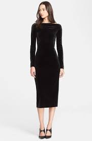 Armani Collezioni Velvet Midi Sheath Dress Nordstrom Midi Sheath Dress Dresses Fashion