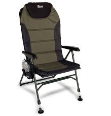 Earth Ultimate 4 Position Outdoor Chair W New Adjustable Front Legs And Comfortable Built In Pillow For Head Suppo Outdoor Chairs Fishing Chair Camping Chairs