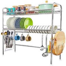 They are real space savers and also adjustable to different sink sizes. 7 Best Over The Sink Dish Racks Of 2021 Foods Guy
