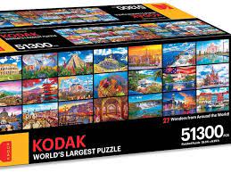 Eric smith is celebrating after spending the last six months completing the world's biggest jigsaw. Kodak Releases World S Largest Puzzle With 51 300 Pieces