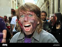 Atmosphere World Zombie Day March in Paris