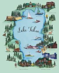 Map is fantastic, i made a special request to have it mounted horizontally and the team at ramble made it happen. Lake Tahoe Map Art Etsy In 2021 Lake Tahoe Vacation Lake Tahoe Map Tahoe Trip