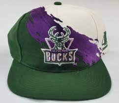 Find new and preloved milwaukee bucks items at up to 70% off retail prices. Milwaukee Bucks Vintage Snapback Logo Athletic Splash Hat Nba Rare Cap Logo7 Hats Sport Hat Vintage