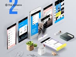 The Screens V2 Free Perspective Psd Mockup Template Psd Mockup Template Mockup Psd Website Mockup Psd