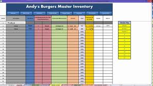Restaurant Excel - How to: Inventory Video - YouTube