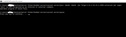 I run the serverstart.bat file, it flashes the cmd for a brief moment, not long. I Am Trying To Start A Modded Minecraft Server Using Forge And I Need Help Support Bug Reports Forge Forums