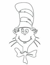 To make it more interesting for kids, ask them to use a color of their choice. The Cat In The Hat Picture Coloring Page The Cat In The Hat Coloring Library