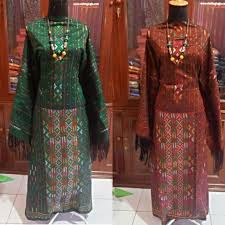 Blazer batik outer atasan wanita ethnic. Tenunan Sipirok Shopee Indonesia