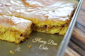 Maybe you would like to learn more about one of these? Honey Bun Cake