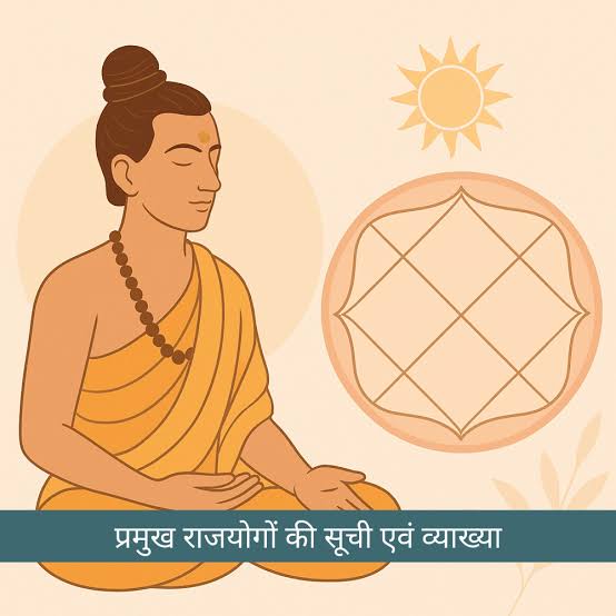 प्रमुख राजयोगों की सूची: निर्माण, महत्व और ज्योतिषीय प्रभाव - ZODIAQ