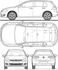 Volkswagen Golf 2013 Blueprint Download Free Blueprint For 3d Modeling Volkswagen Polo Car Volkswagen Volkswagen
