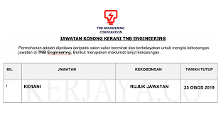 Tarikh pemilihan bagi setiap permohonan untuk bulan berikutnya akan dilakukan pada setiap 11hb dan 21hb pada setiap bulan. Tnb Engineering Kerja Kosong Kerajaan