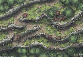 Mountain Ambush Battlemap Dndmaps Dungeons And Dragons Fantasy Map Tabletop Rpg Maps