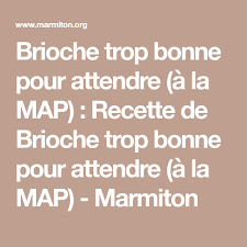 Brioche Trop Bonne Pour Attendre A La Map Recette Brioche Recette Brioche Marmiton