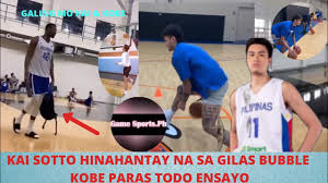 Korea sa unang laro ng fiba asia cup qualifiers. Kai Sotto Latest Update Gilas Pilipinas Calamba Bubble Update Kobe Paras Todo Ensayo Sa America Youtube