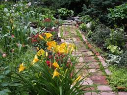Ziegel Klinker Gartenwege Gestaltung Gartenweg Garten Gartenmauern