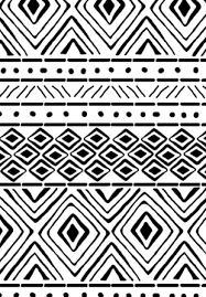 Black And White African Print Png Colorful Fabrics Digitally Printed By Spoonflower Ornate Mud Cloth Small African Pattern Design Tribal Design Pattern African Pattern